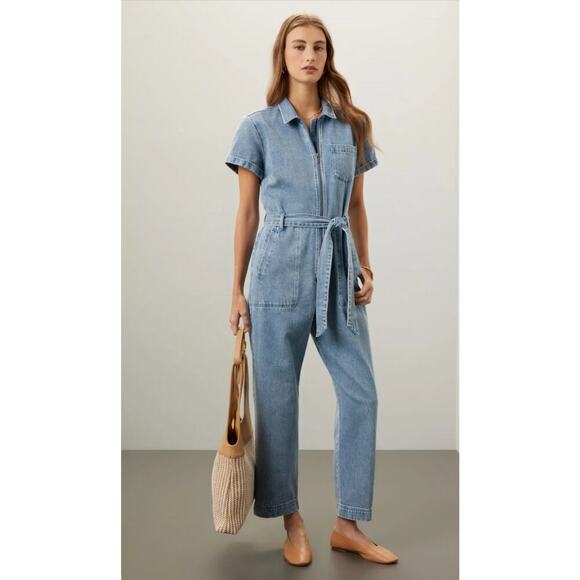Splendid Pants - B39 Splendid Denim Jumpsuit Womens Small Utility Erika